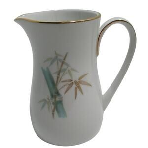 Vintage Noritake Creamer Pitcher Oriental Pattern 6341 Japan